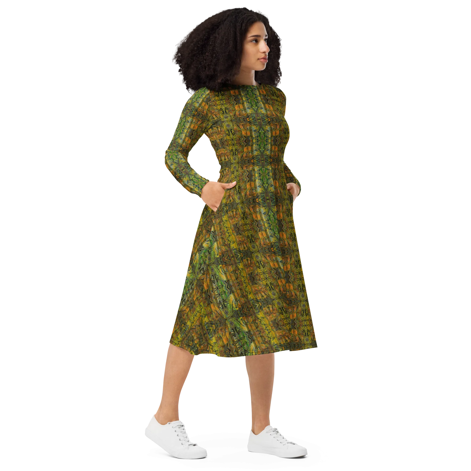 Long Sleeve Midi Dress (Her/Muliebris)(Pure Candy RJSTH@Alchemic) RJSTHS2022 RJS