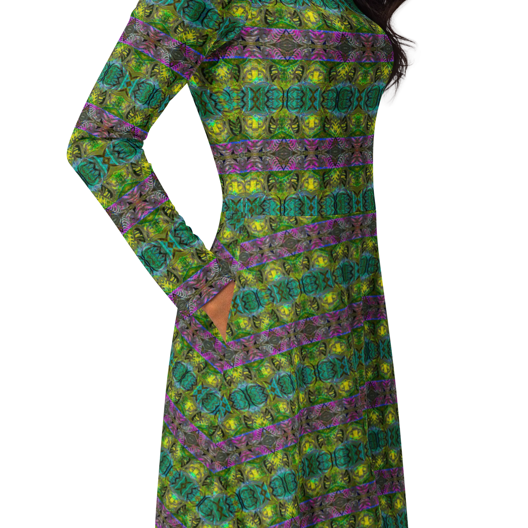 Long Sleeve Midi Dress (Her/Muliebris)(Pure Candy RJSTH@Alchemic) RJSTHS2022 RJS