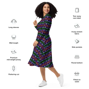 Long Sleeve Midi Dress (Her/Muliebris)(Pure Candy RJSTH@Alchemic) RJSTHS2022 RJS