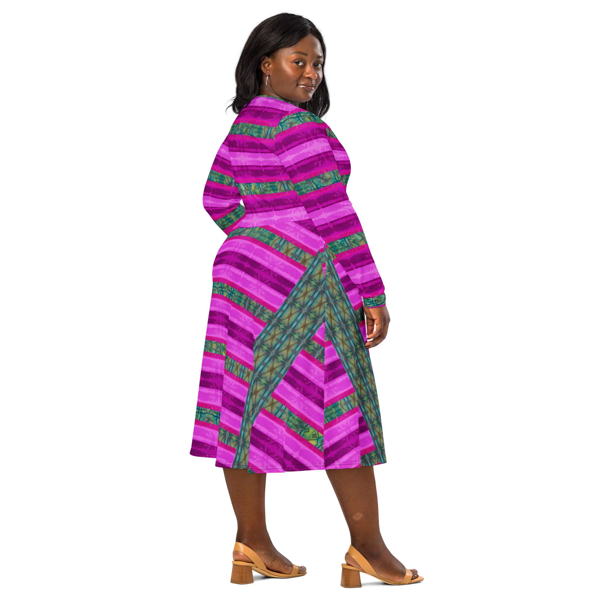 Long Sleeve Midi Dress (Her/Muliebris)(Rind#9 Rind Link) RJSTH@Fabric#9 RJSTHS2022 RJS