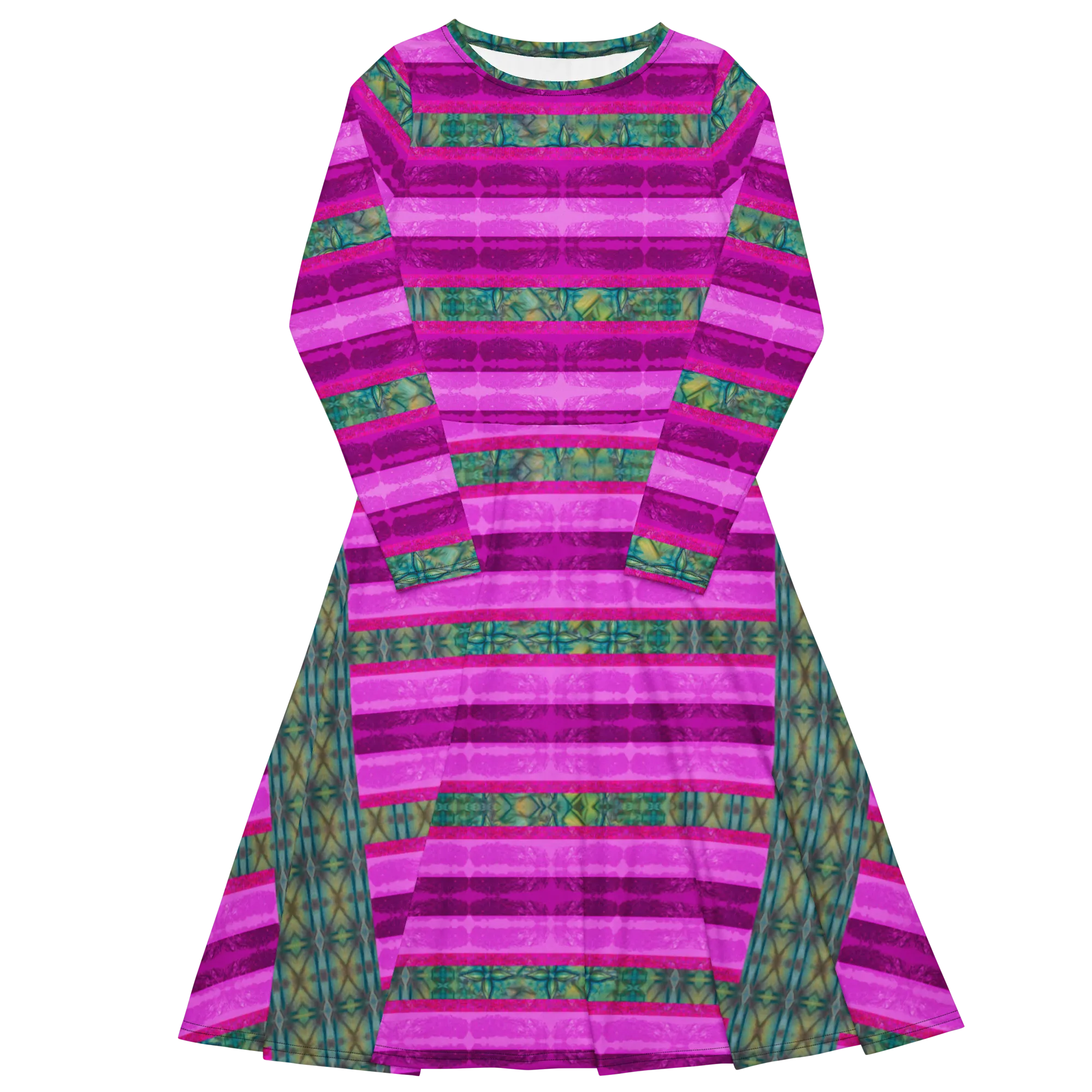 Long Sleeve Midi Dress (Her/Muliebris)(Rind#9 Rind Link) RJSTH@Fabric#9 RJSTHS2022 RJS