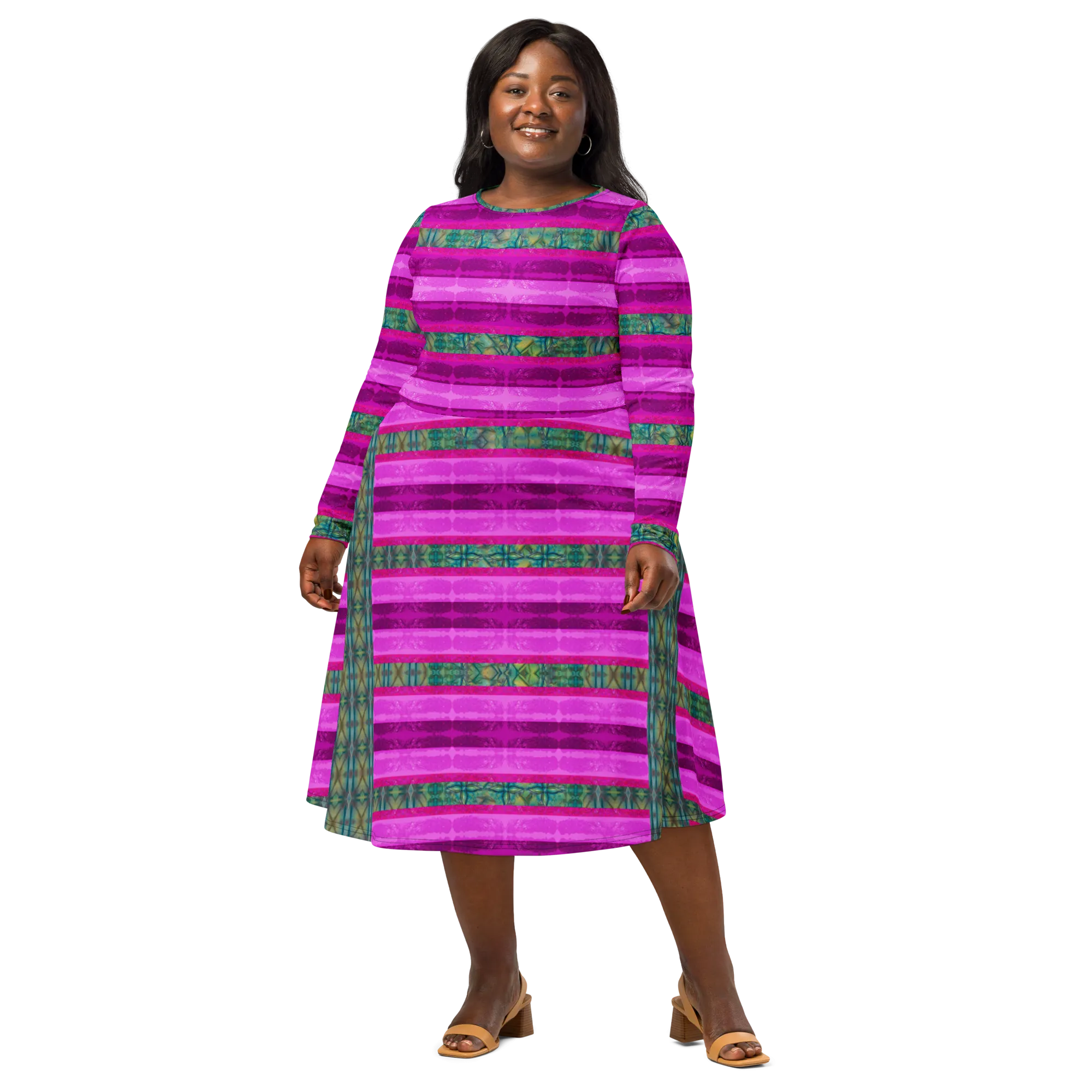 Long Sleeve Midi Dress (Her/Muliebris)(Rind#9 Rind Link) RJSTH@Fabric#9 RJSTHS2022 RJS