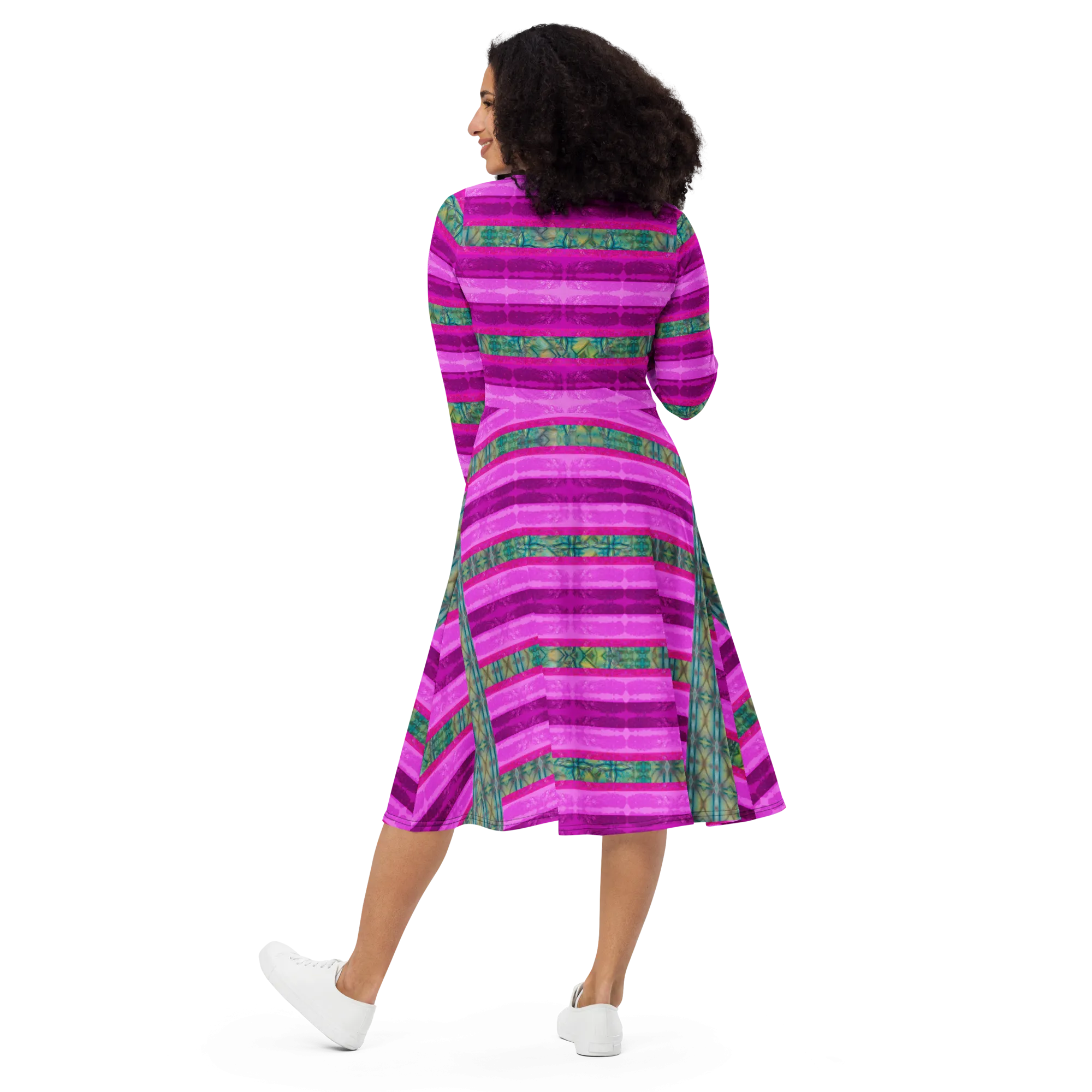 Long Sleeve Midi Dress (Her/Muliebris)(Rind#9 Rind Link) RJSTH@Fabric#9 RJSTHS2022 RJS