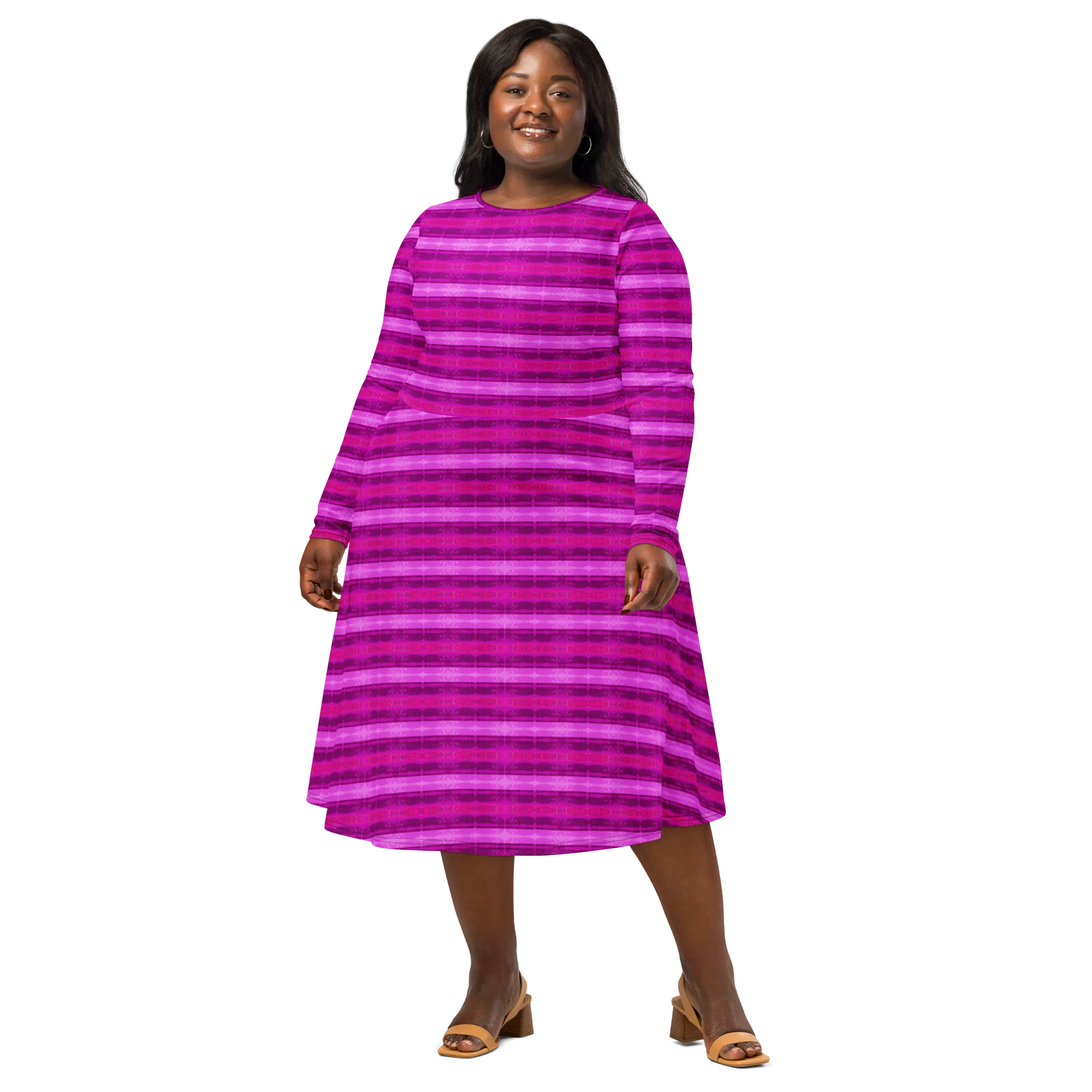 Long Sleeve Midi Dress (Her/Muliebris)(Rind#9 Rind Link) RJSTH@Fabric#9 RJTHS2022 RJS