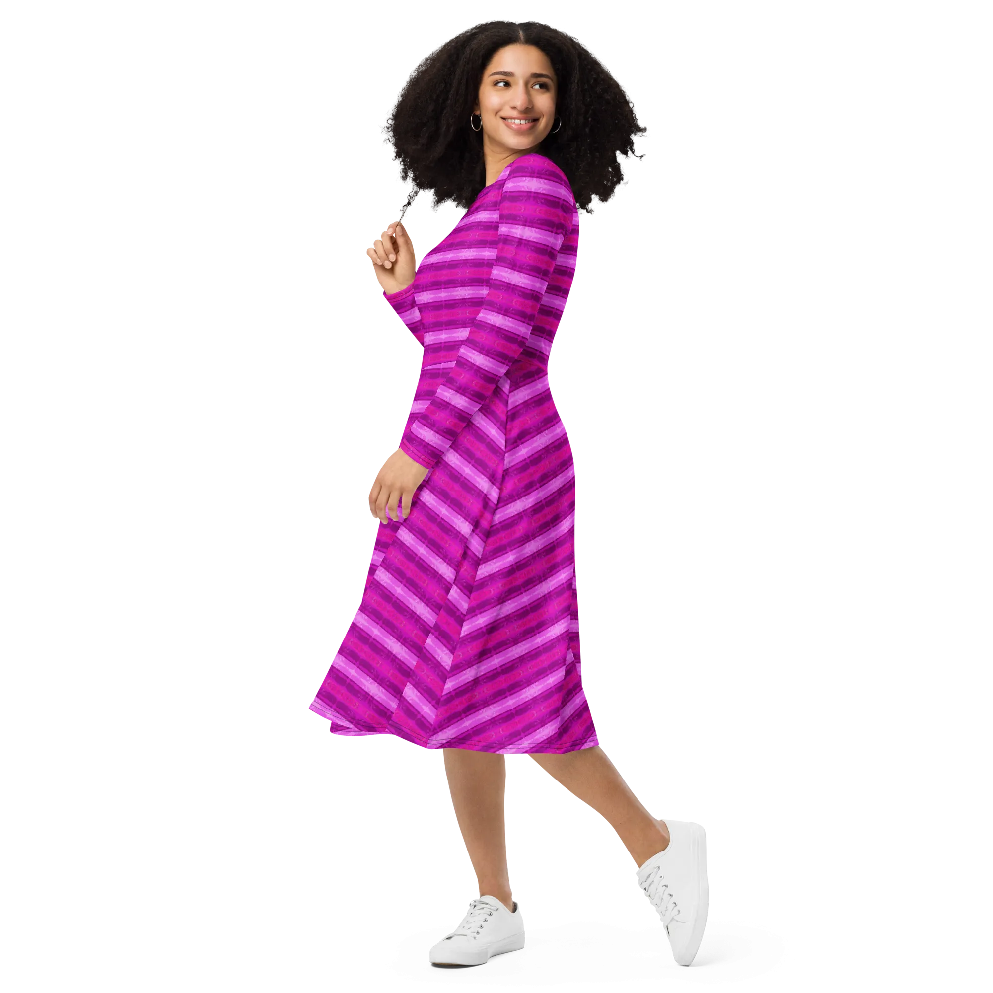 Long Sleeve Midi Dress (Her/Muliebris)(Rind#9 Rind Link) RJSTH@Fabric#9 RJTHS2022 RJS