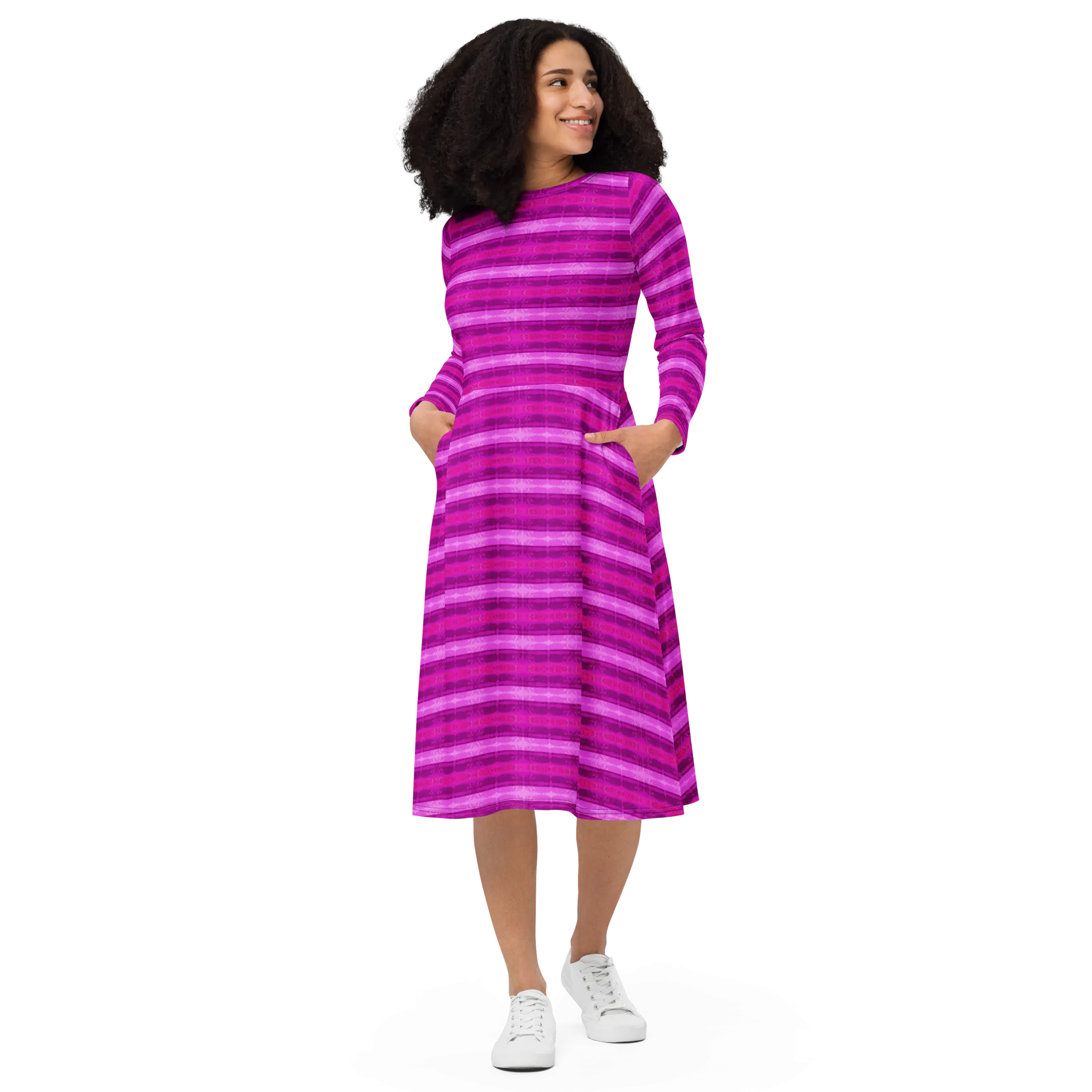 Long Sleeve Midi Dress (Her/Muliebris)(Rind#9 Rind Link) RJSTH@Fabric#9 RJTHS2022 RJS