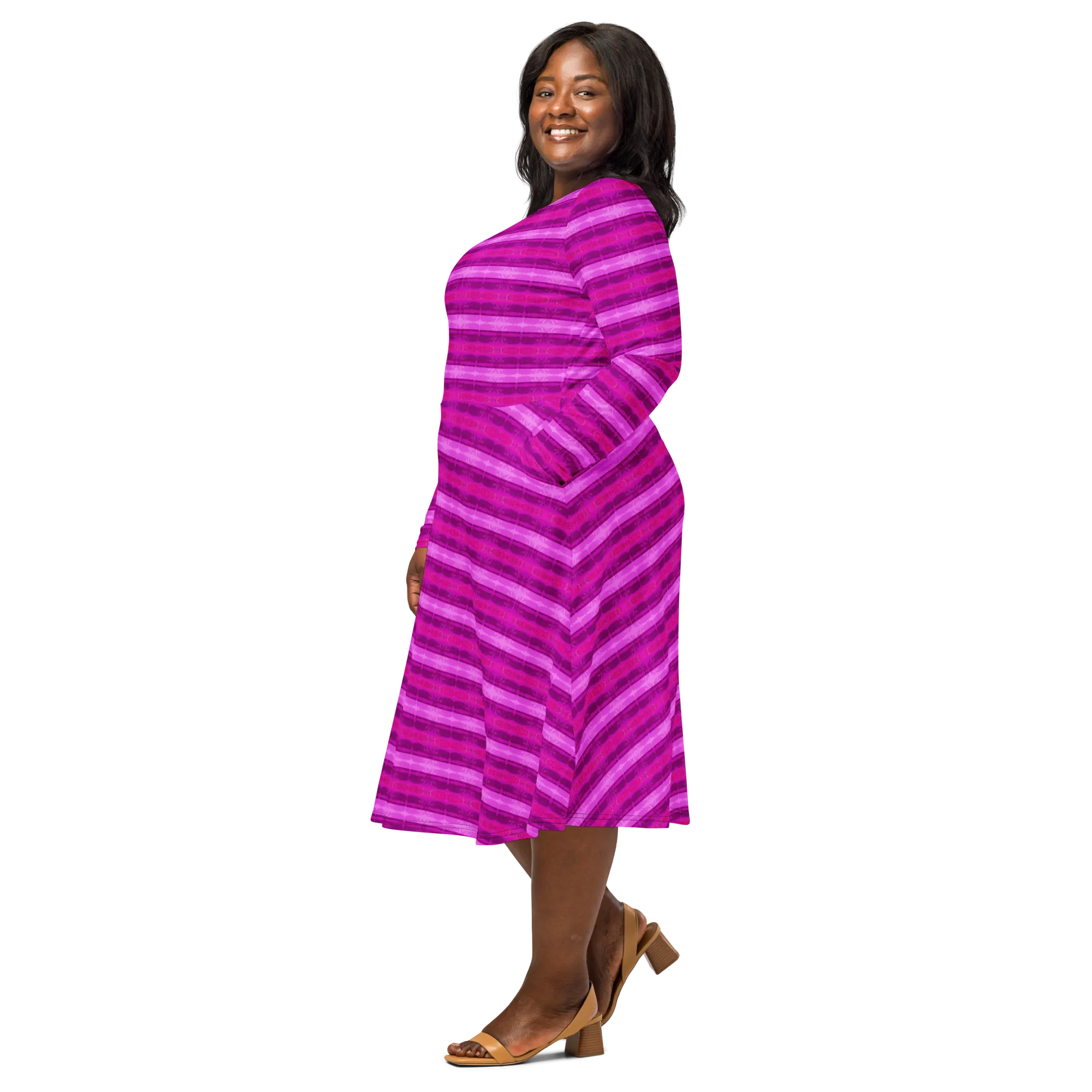 Long Sleeve Midi Dress (Her/Muliebris)(Rind#9 Rind Link) RJSTH@Fabric#9 RJTHS2022 RJS