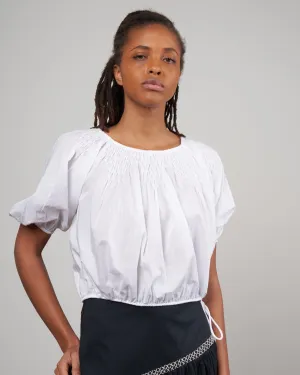 lotus blouse - white