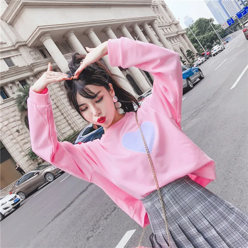 Love top   plaid skirt KF90124