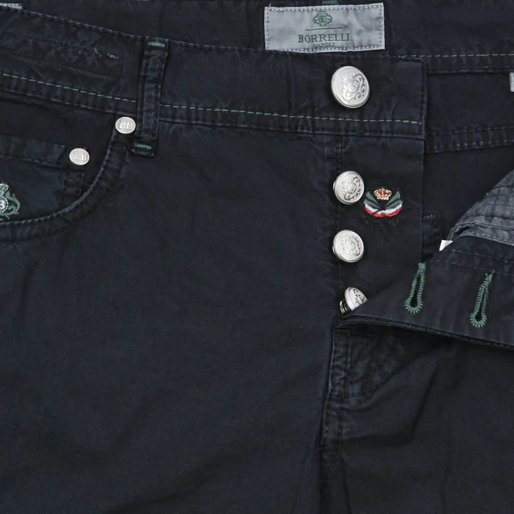 Luigi Borrelli Midnight Navy Blue Pants - 42 US / 58 EU