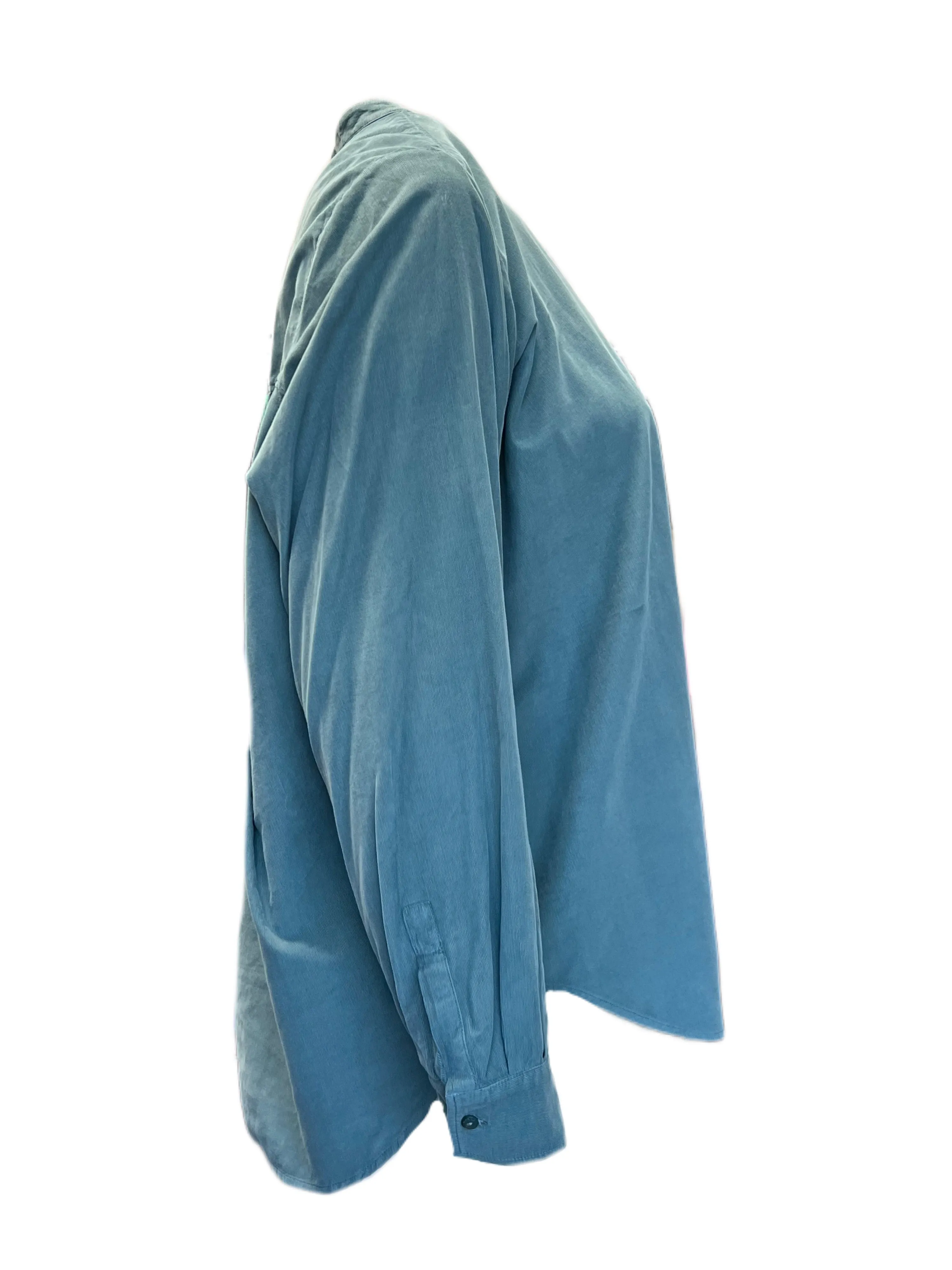Marina Rinaldi Women's Green Farsetto Button Down Shirt NWT