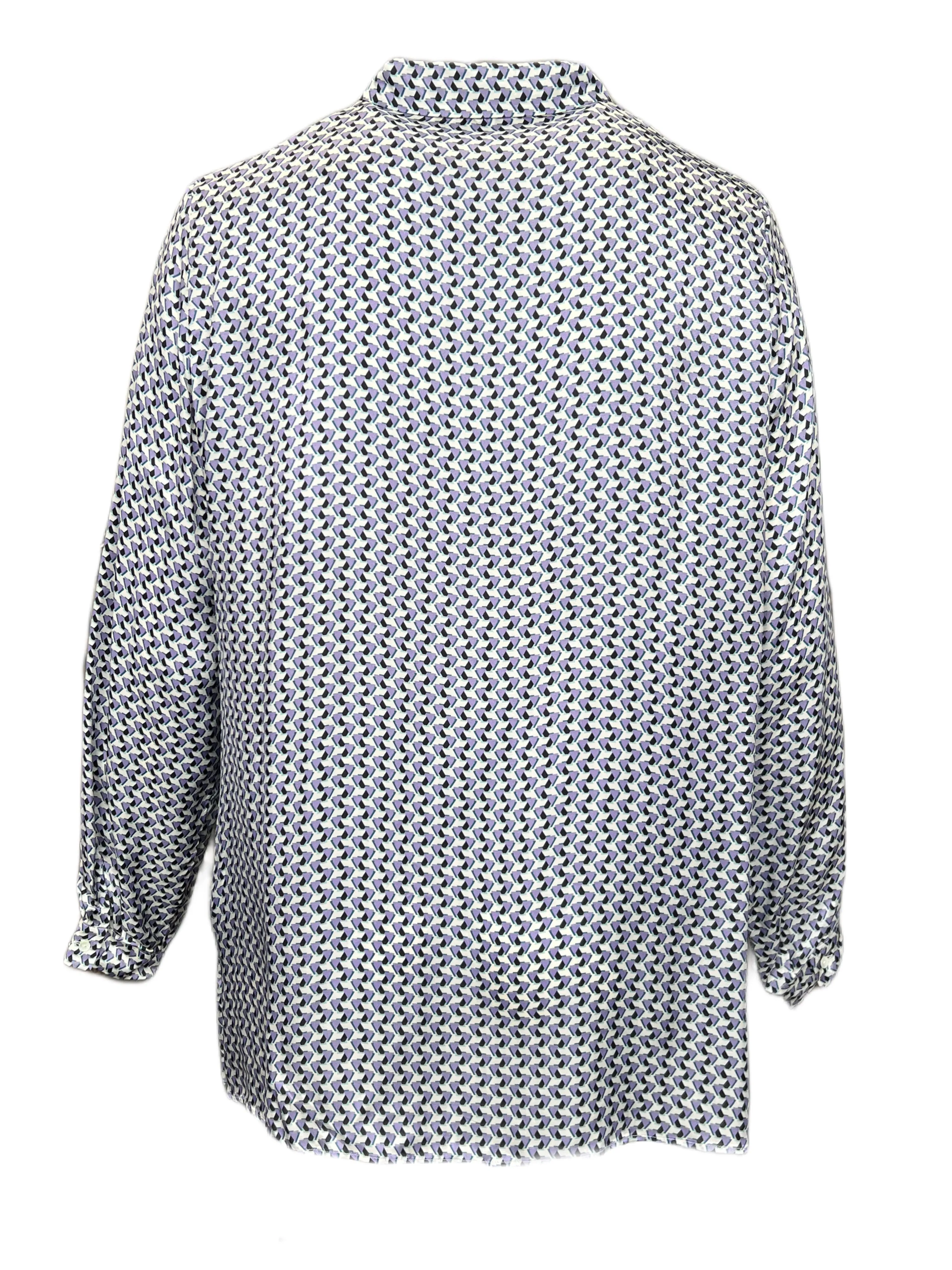 Marina Rinaldi Women's Purple Baluardo Button Down Shirt NWT