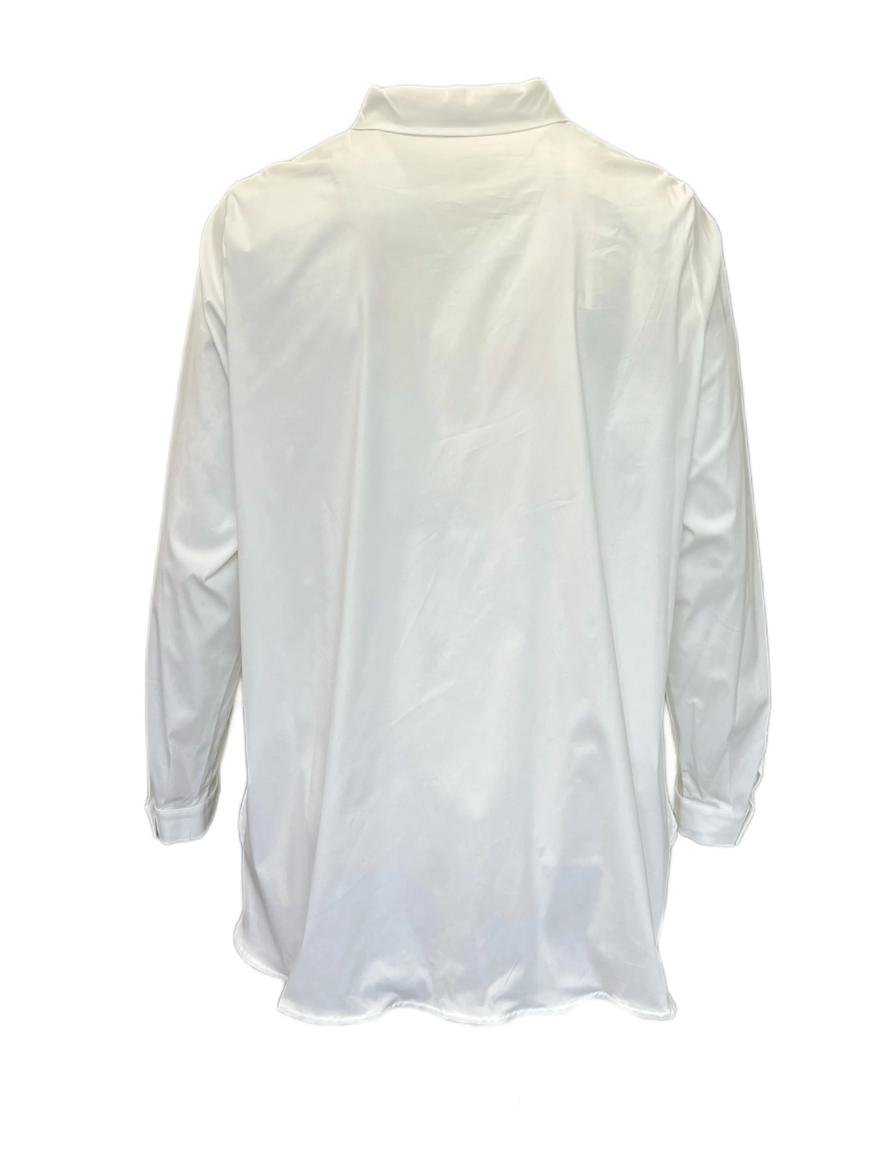 Marina Rinaldi Women's White Beuty Button Down Shirt NWT