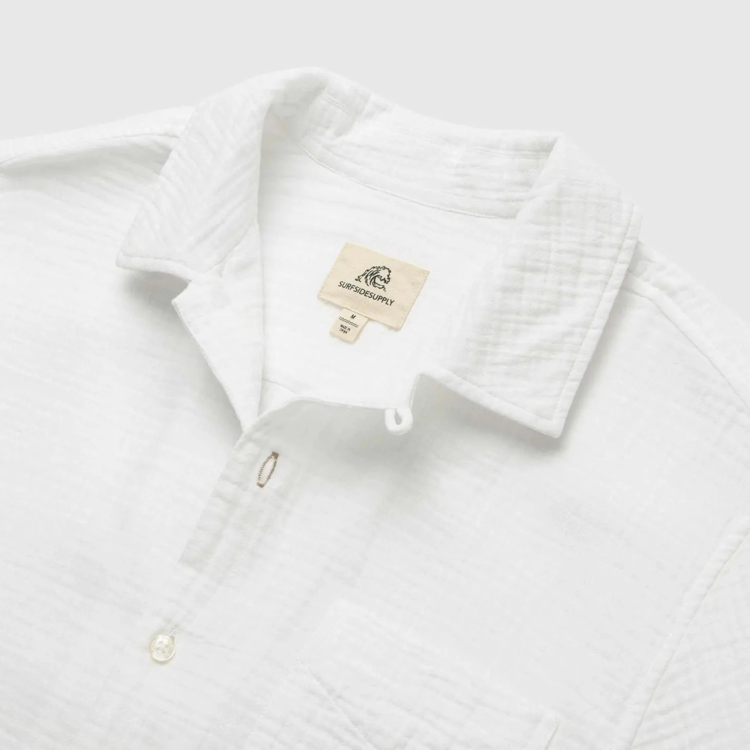 Mariner S/S Crinkle Gauze 1 Pocket Camp Shirt