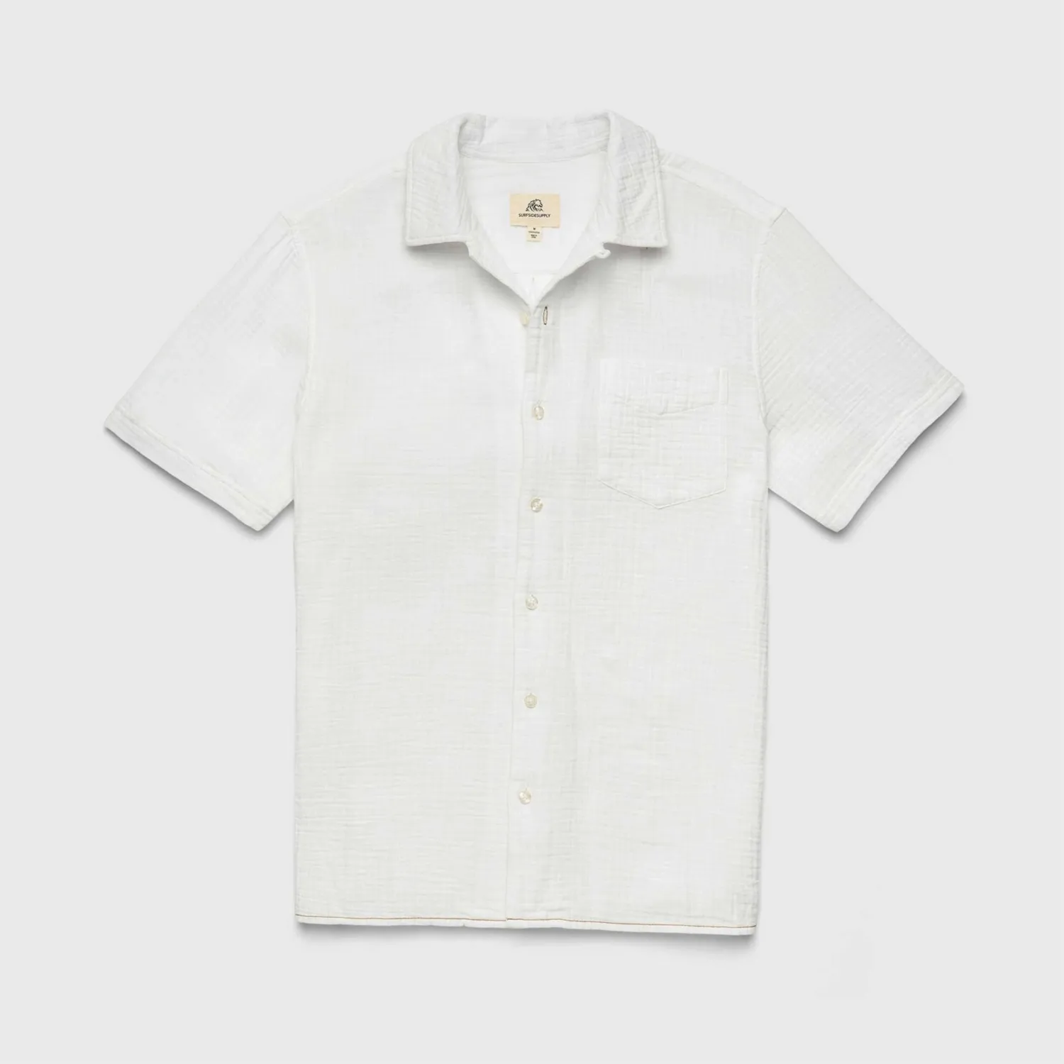 Mariner S/S Crinkle Gauze 1 Pocket Camp Shirt
