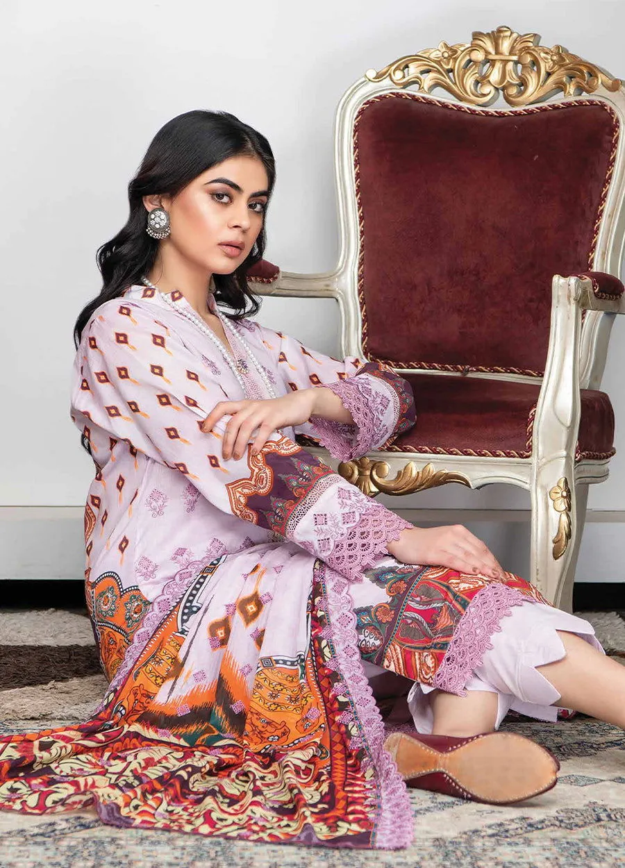 Mashaal Riaz Arts Exclusive Digital Embroidered 3pcs