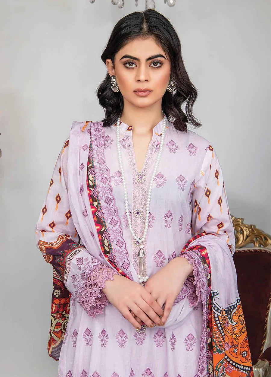 Mashaal Riaz Arts Exclusive Digital Embroidered 3pcs