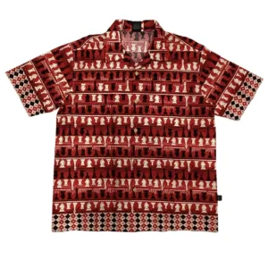 MAUI AND SONS POLO BUTTON DOWN SHORT SLEEVES - RED