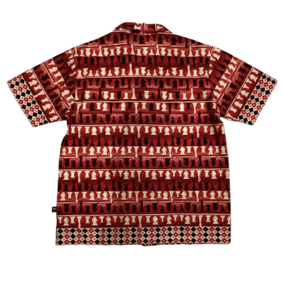 MAUI AND SONS POLO BUTTON DOWN SHORT SLEEVES - RED