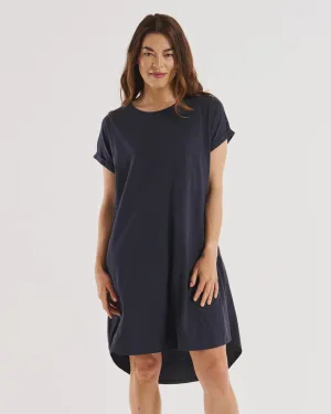 Maxine T Shirt Dress - Coal