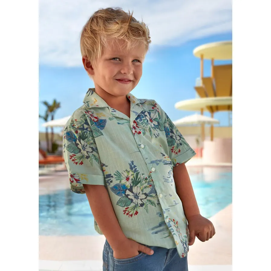 Mayoral Botanic Button Down Shirt