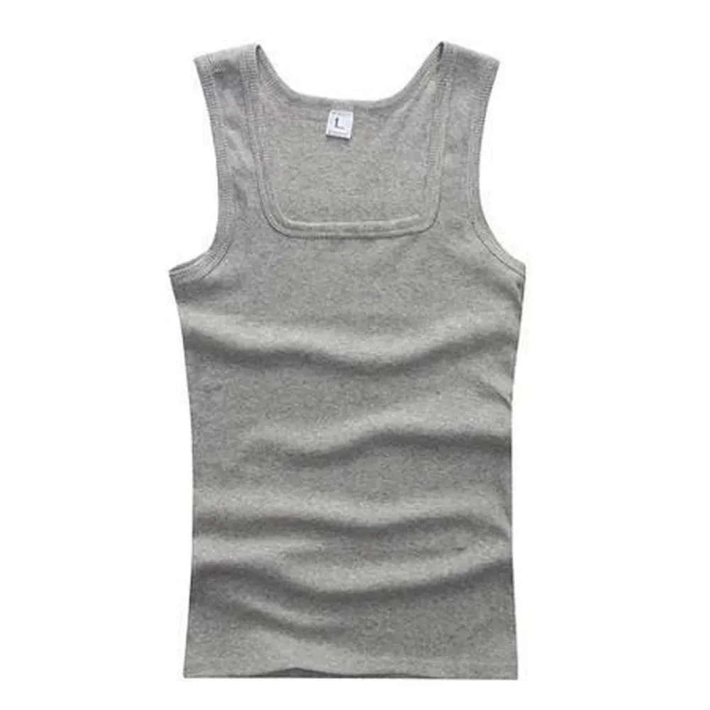 Men's Pure Cotton Tight Vest Tank Top