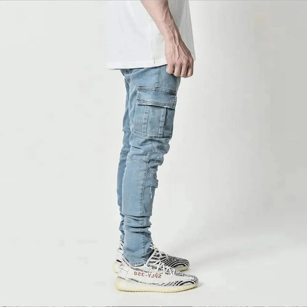 Men’s Slim Fit Cargo Jeans