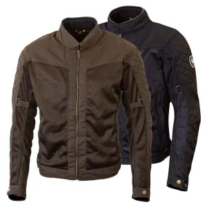 MERLIN Mens Motorcycle Textile Jacket Chigwell Lite Black