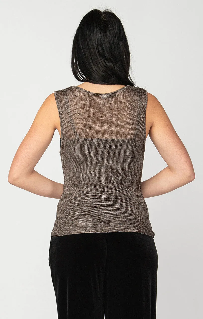 METALLIC MESH TOP