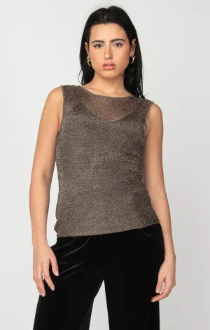 METALLIC MESH TOP