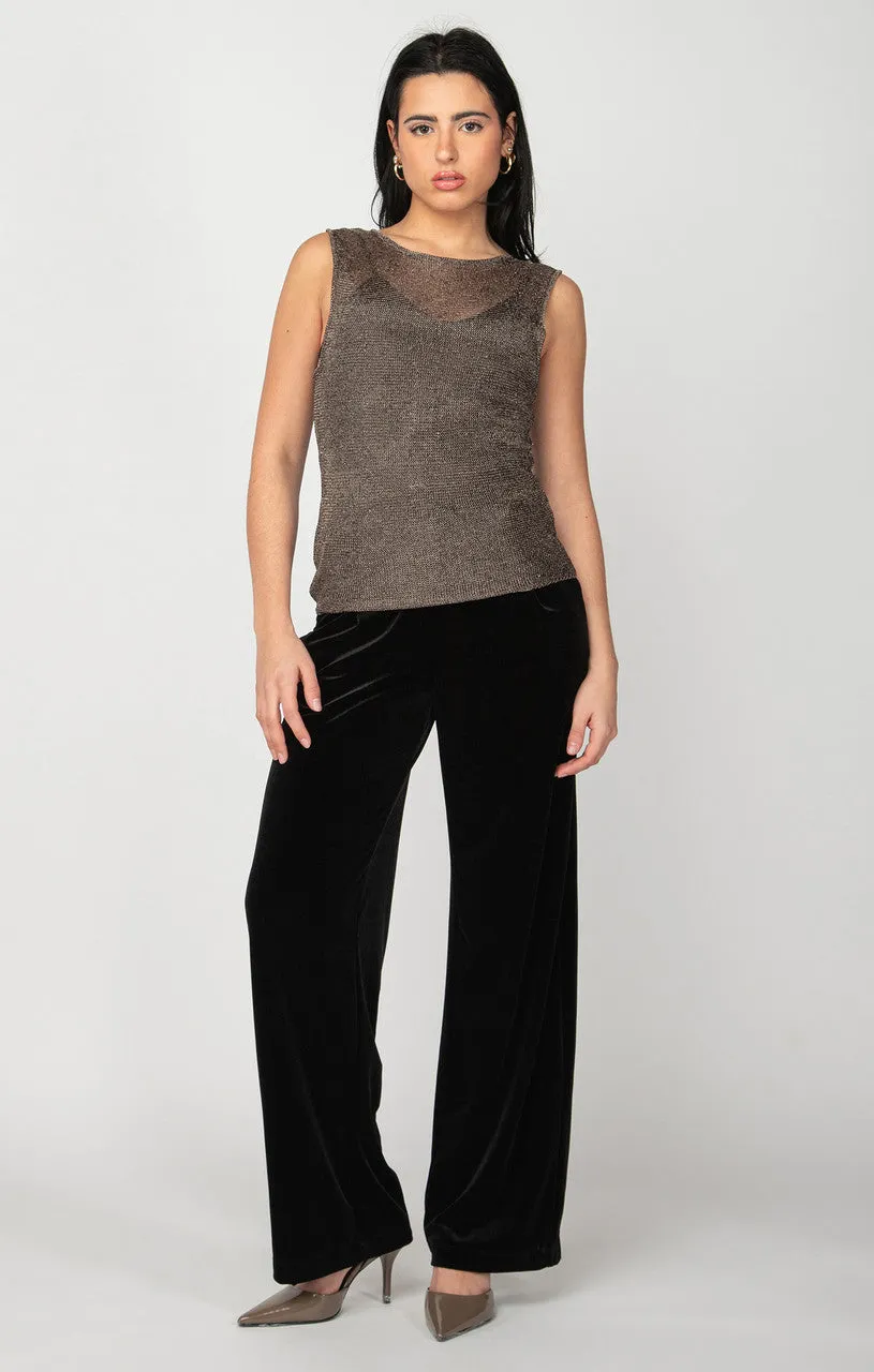 METALLIC MESH TOP