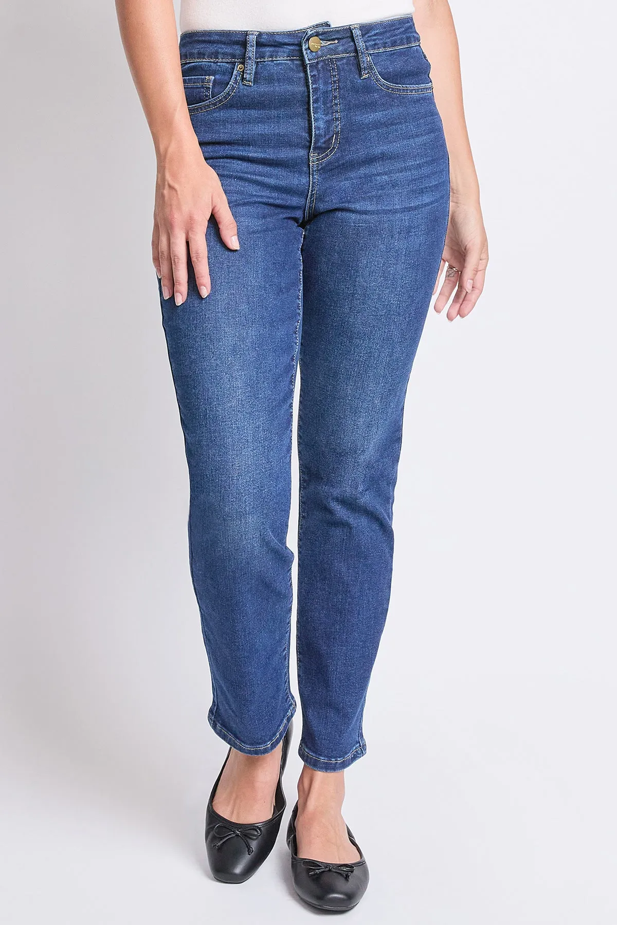Missy High Rise Basic 5 Pocket Straight Leg Jeans, Pack of 8