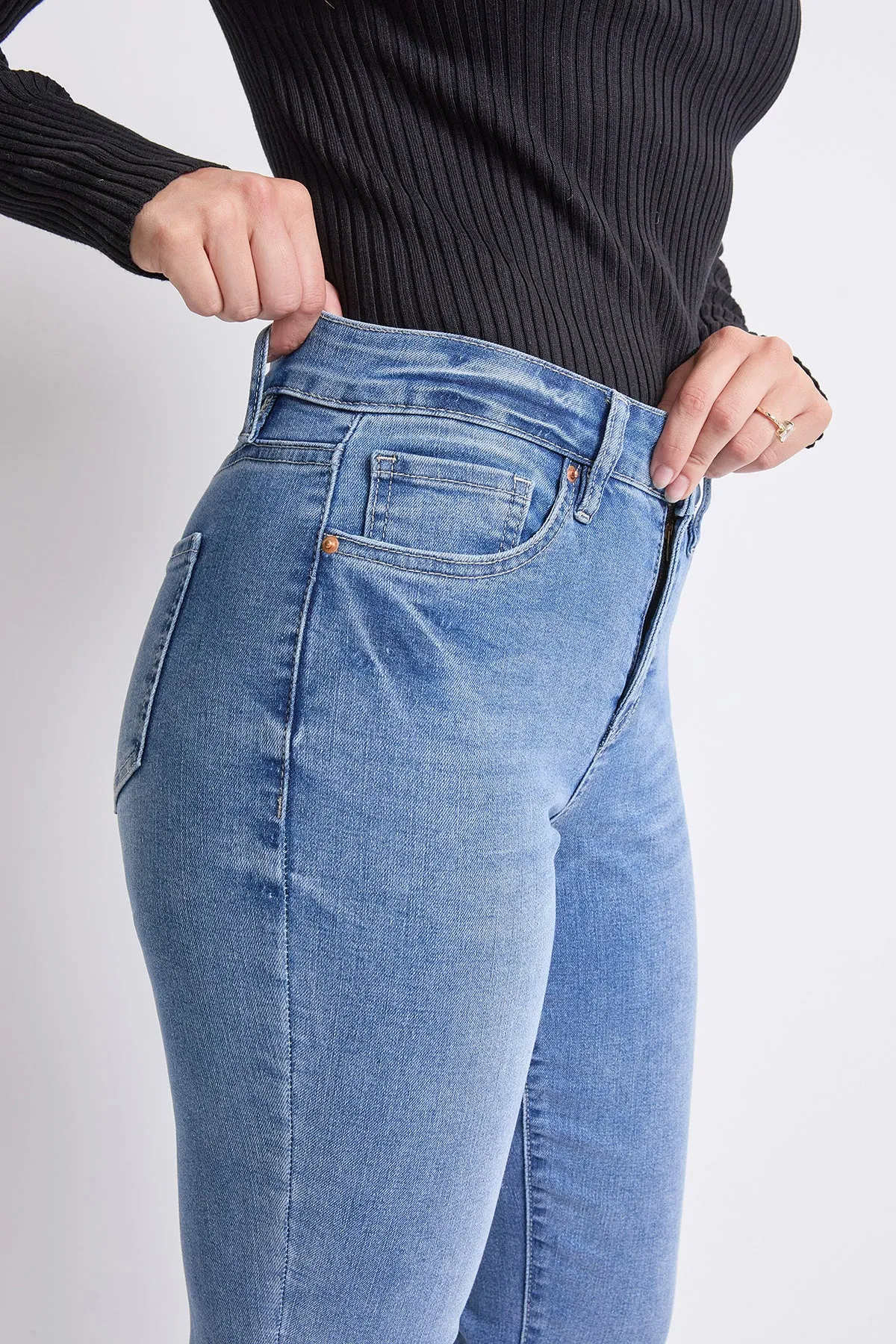 Missy High Rise Basic 5 Pocket Straight Leg Jeans, Pack of 8
