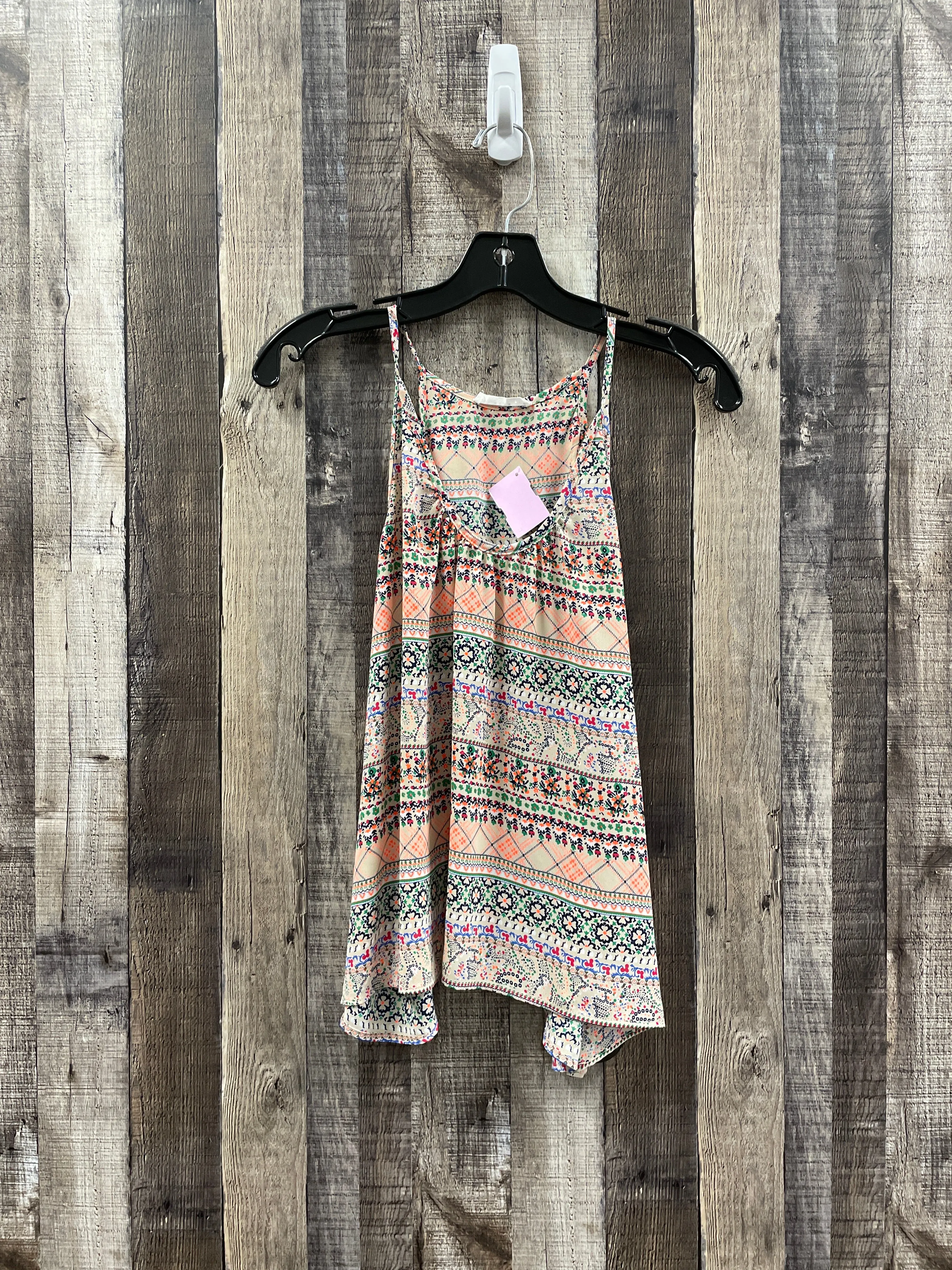 Multi-colored Top Sleeveless Lush, Size S