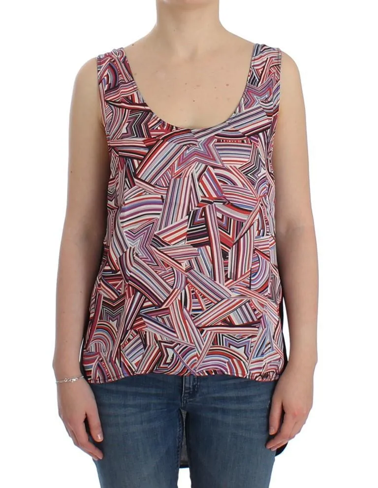 Multicolor sleeveless top