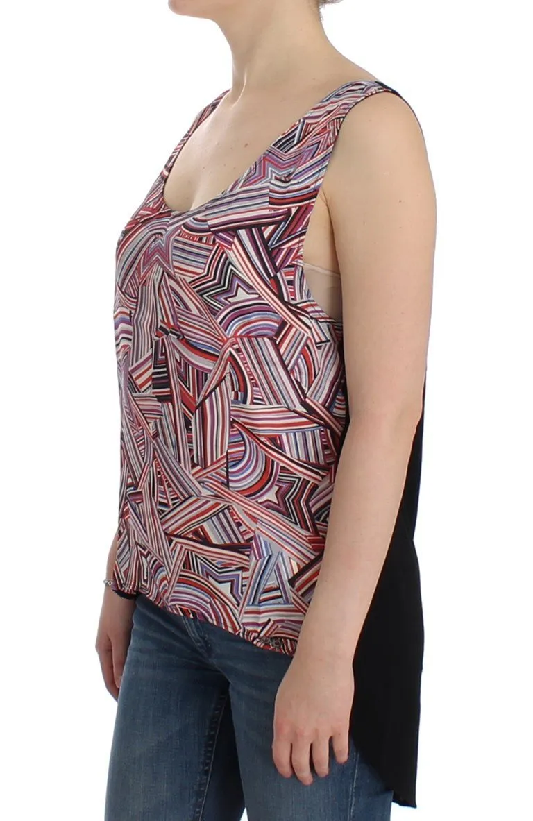 Multicolor sleeveless top