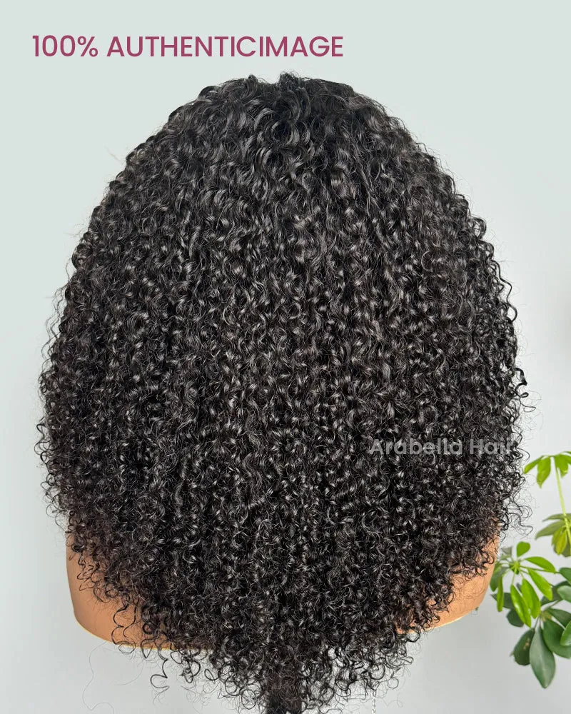 Natural Black Silky Straight Wigs 6x6 Lace Glueless Human Hair Wigs Middle Part