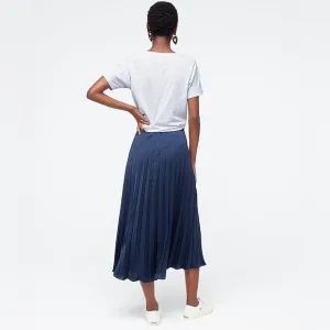 NEW / J.Crew Pleated midi skirt / B003