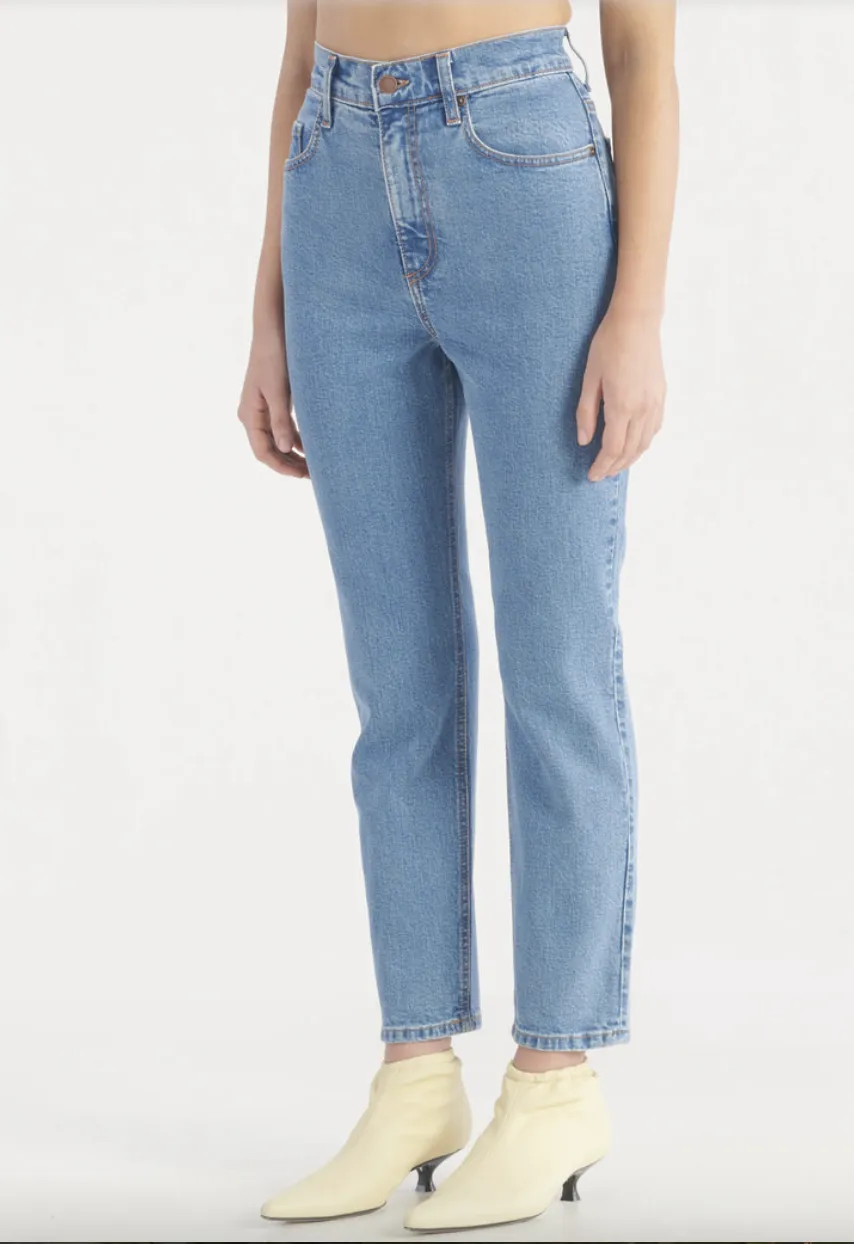 NOBODY DENIM Frankie Jean Ankle Stretch - Ether Blue