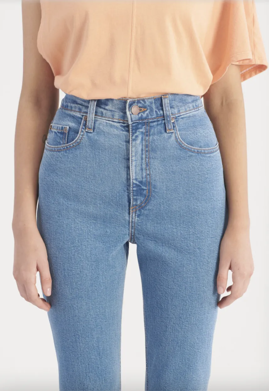 NOBODY DENIM Frankie Jean Ankle Stretch - Ether Blue