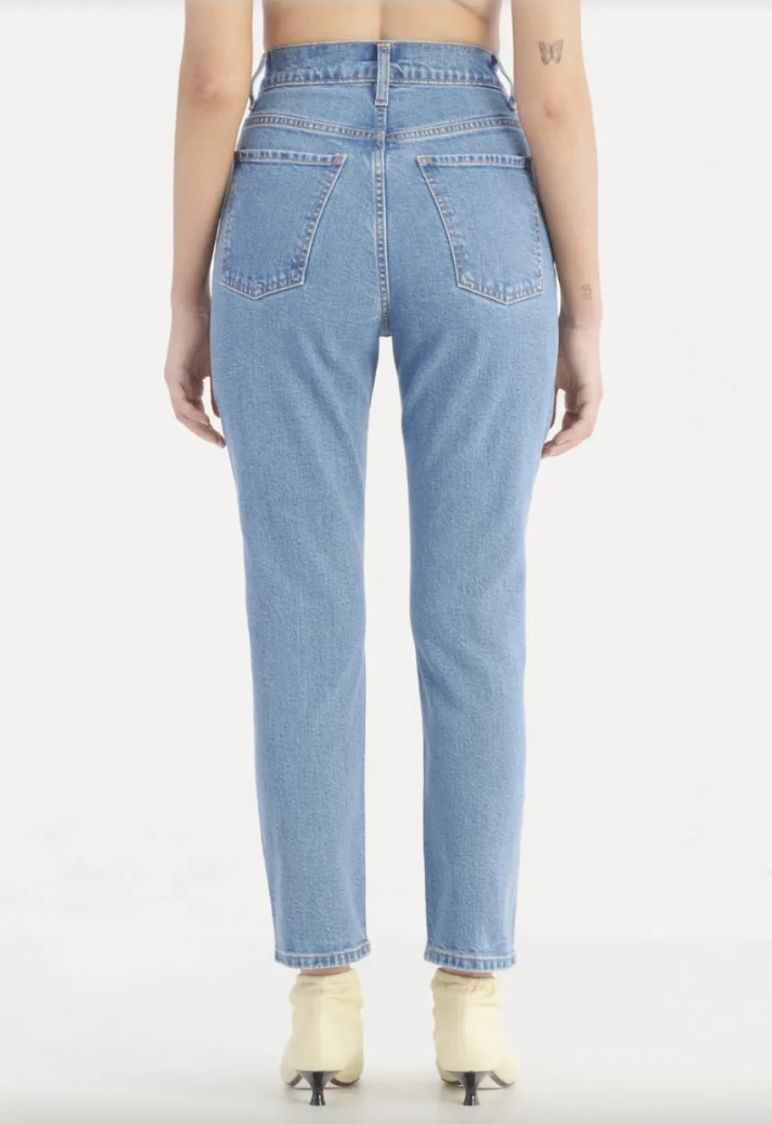 NOBODY DENIM Frankie Jean Ankle Stretch - Ether Blue