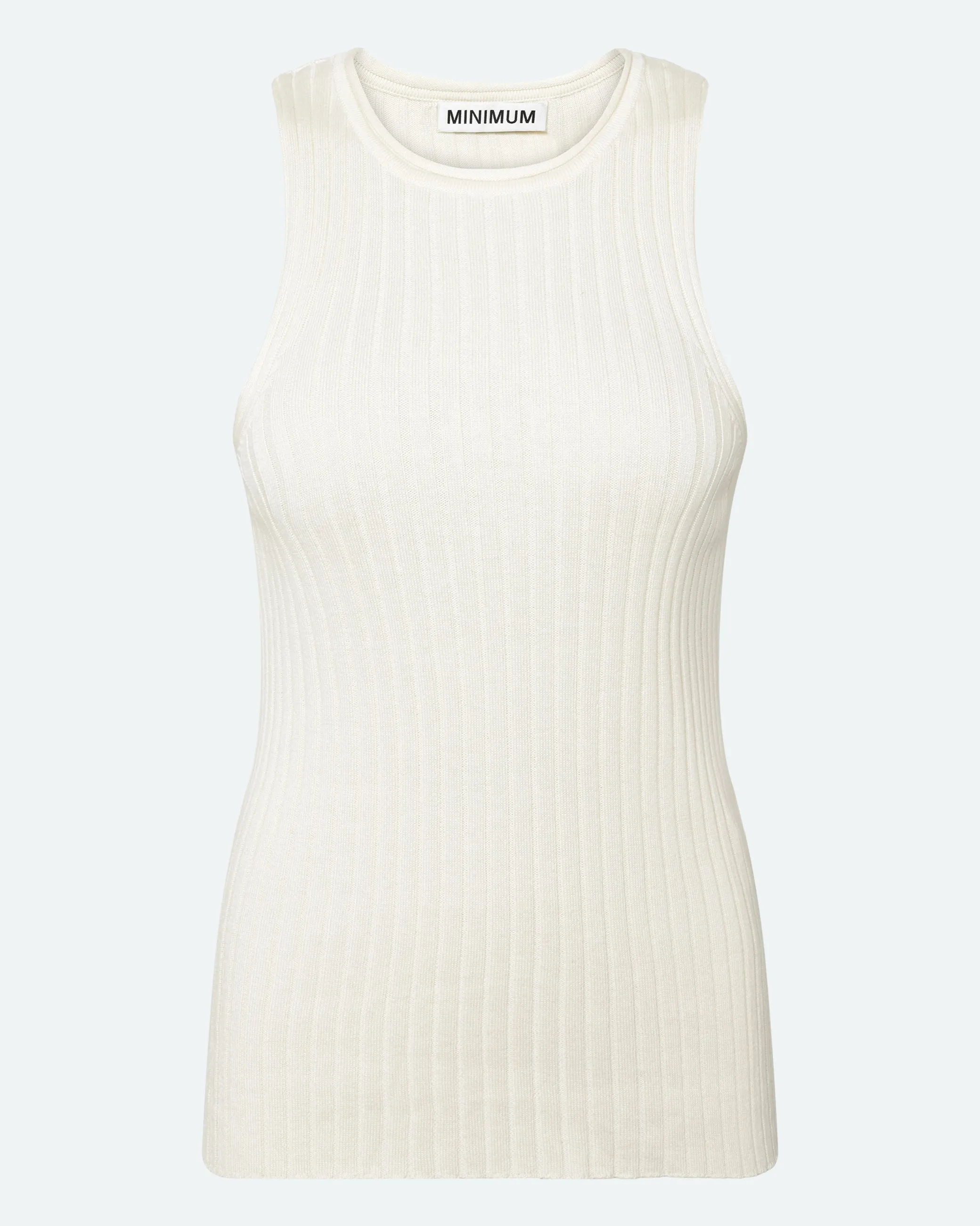 Nova rib tank top 4268 - Butter Cream