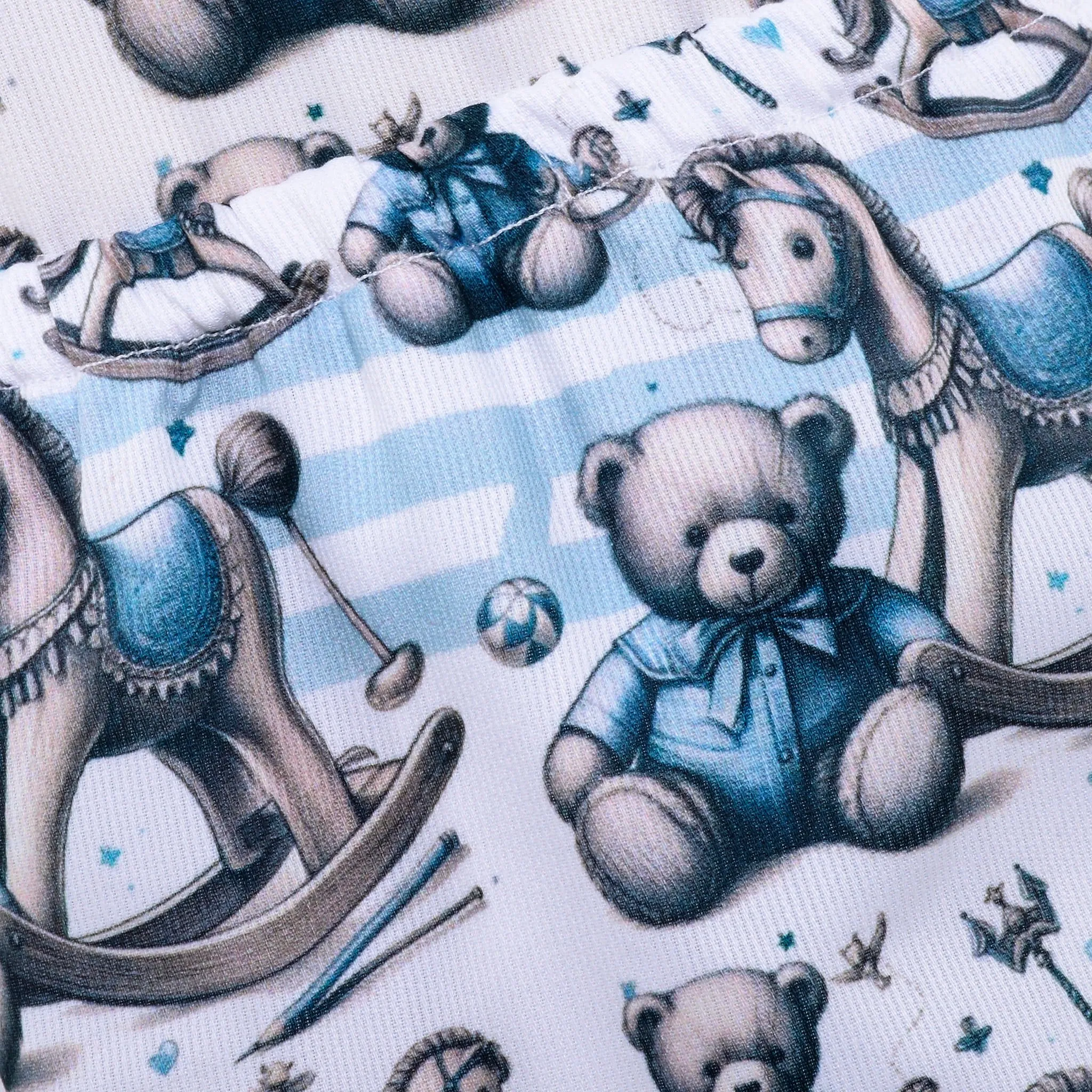Ocean Baby Boys Teddy Smocked Buster Pants Outfit (NB-3Yrs)