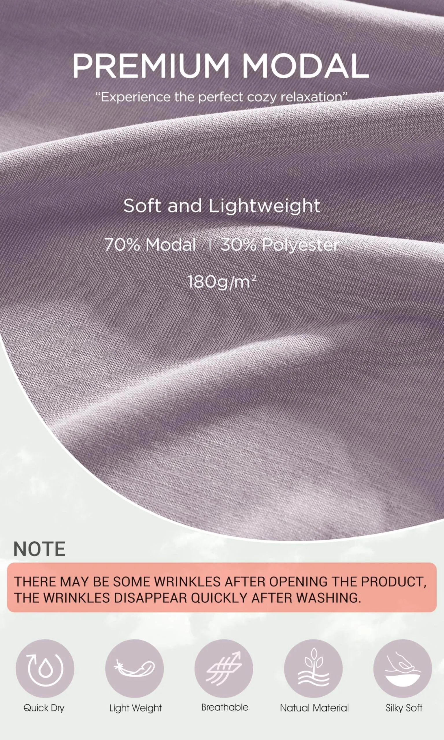 ODODOS Modal Soft Sleeveless Crop Top for Women Athletic Tee Gym Workout Cropped Yoga Tank, Lavender, Small