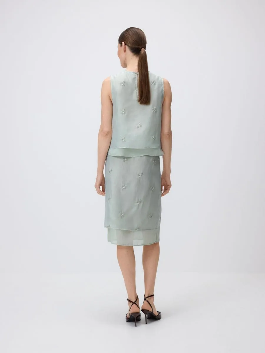 Openwork skirt