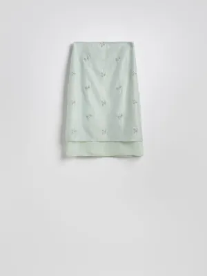 Openwork skirt