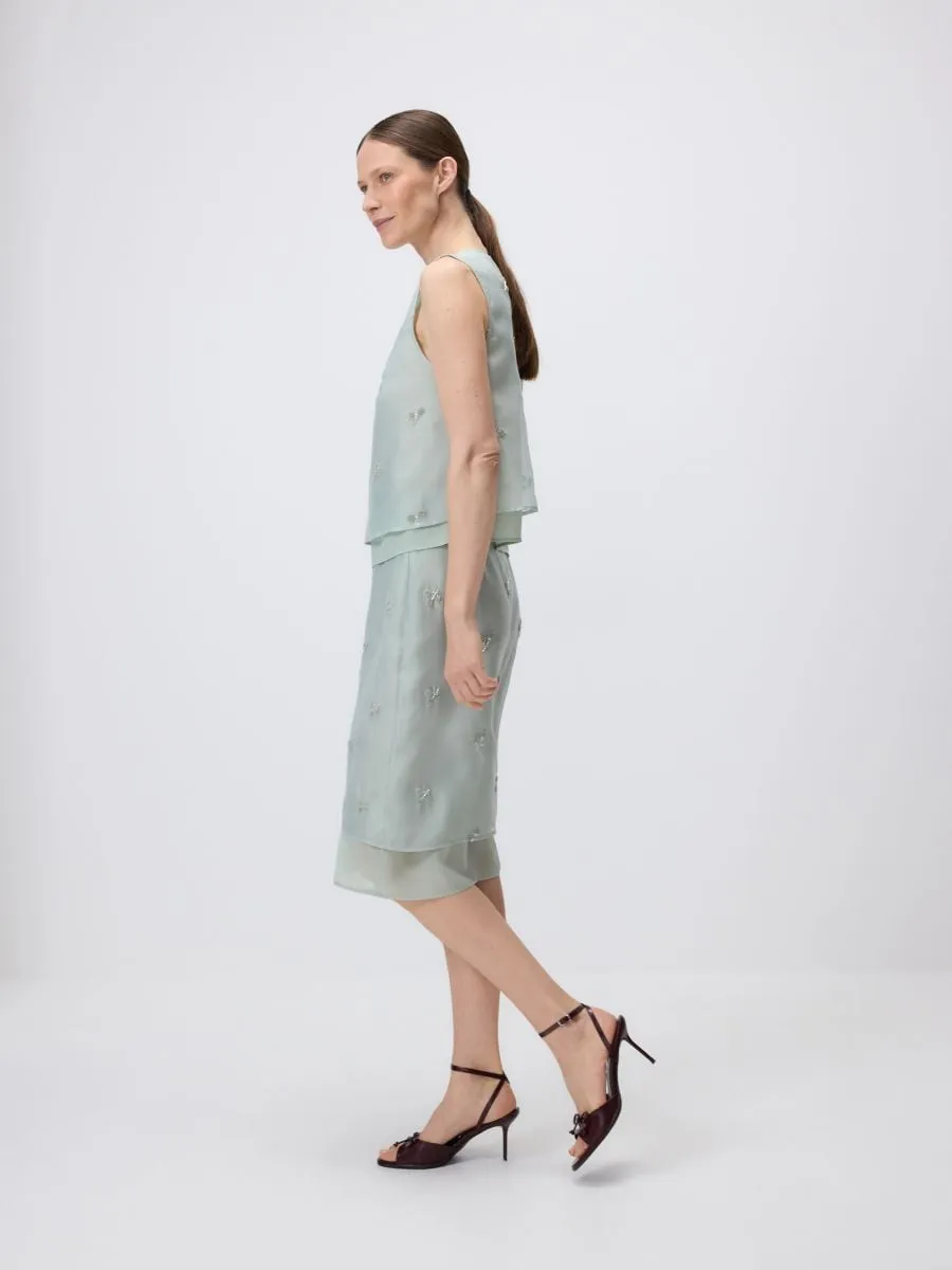 Openwork skirt