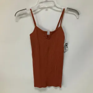 Orange Top Sleeveless Free People, Size Xs
