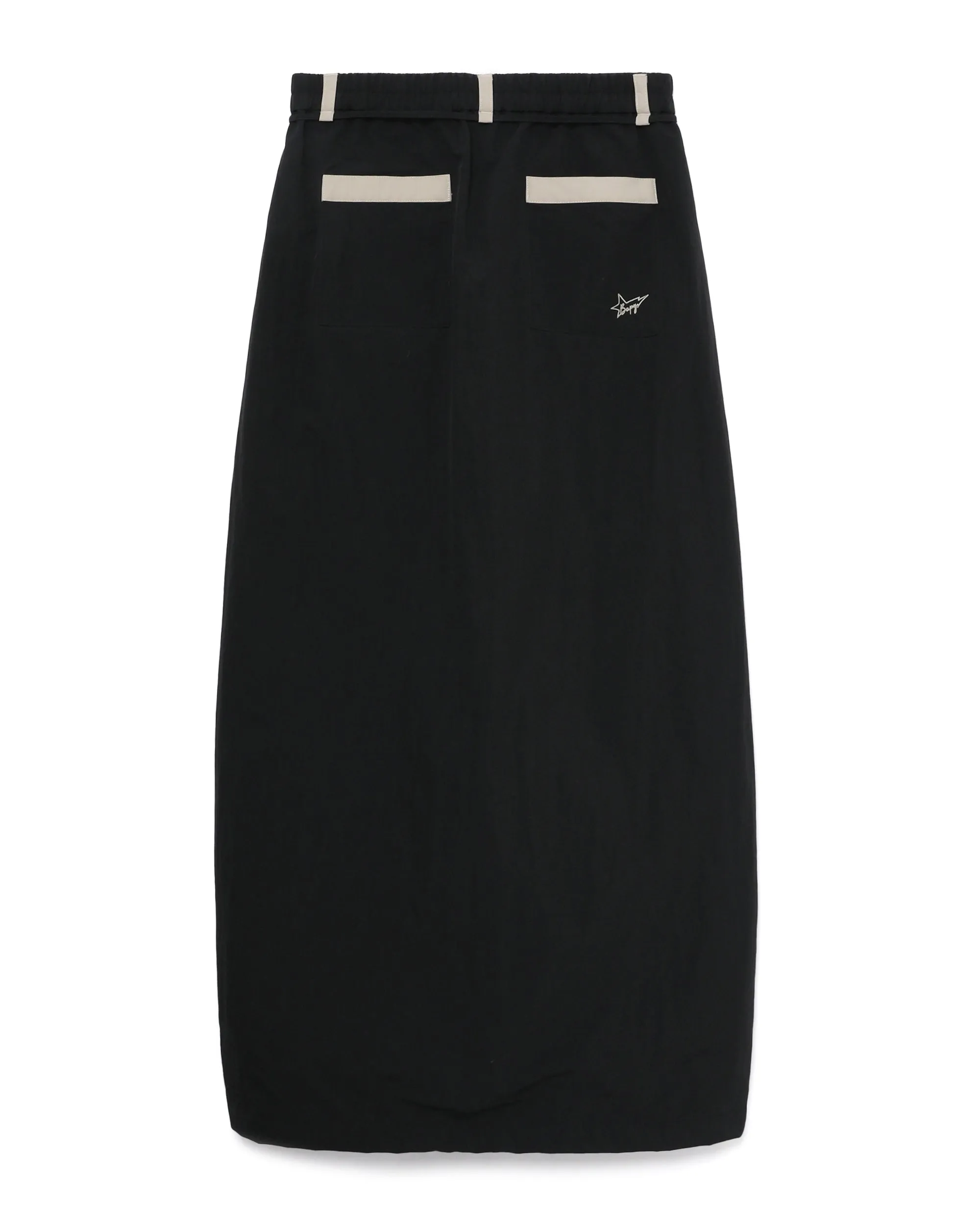 Panelled midi skirt