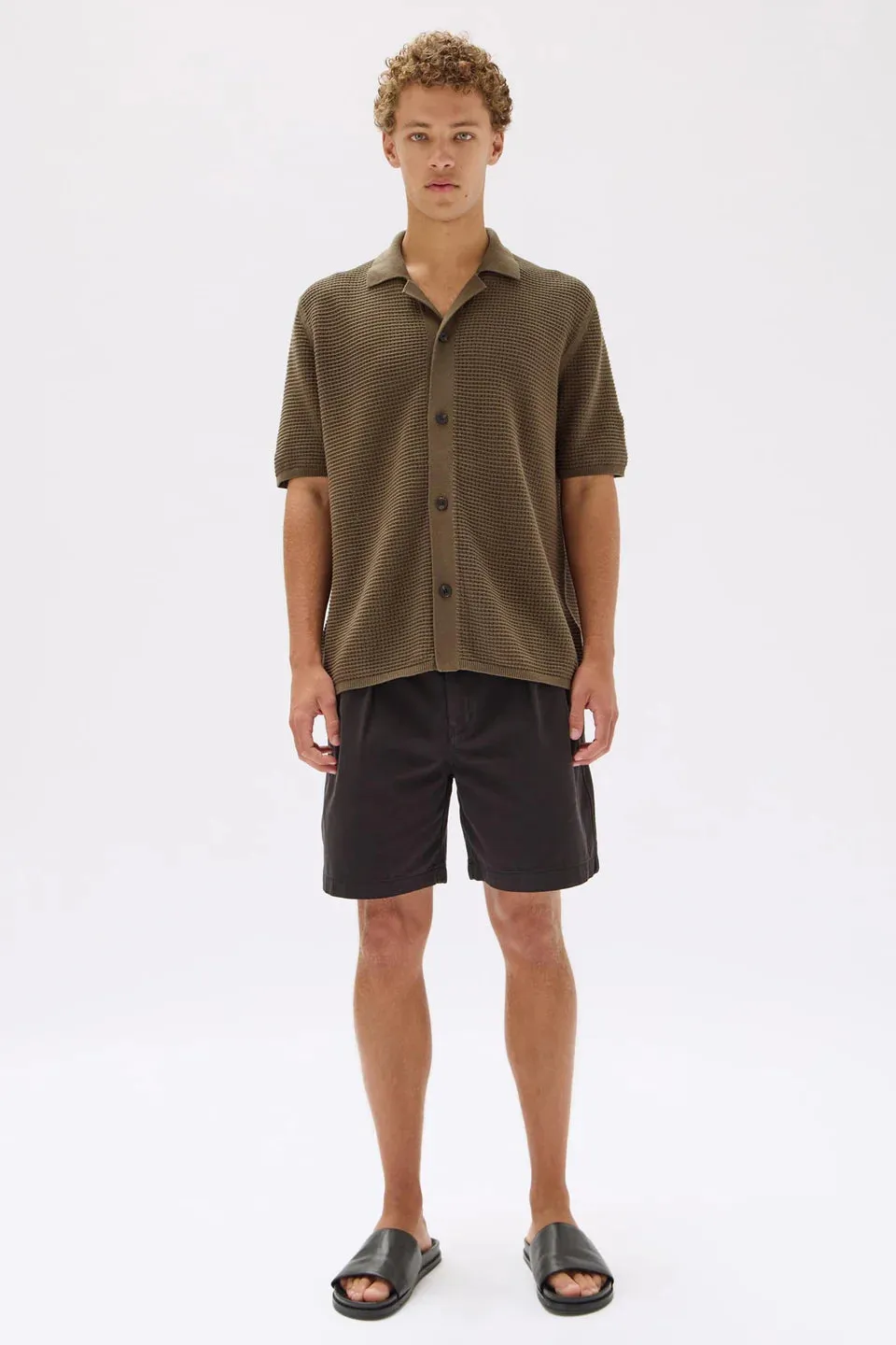 Peyton Knit Shirt Military